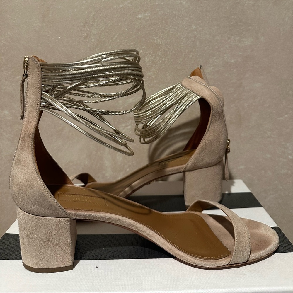 Aquazzura
Sundance Ankle-Strap Sandals